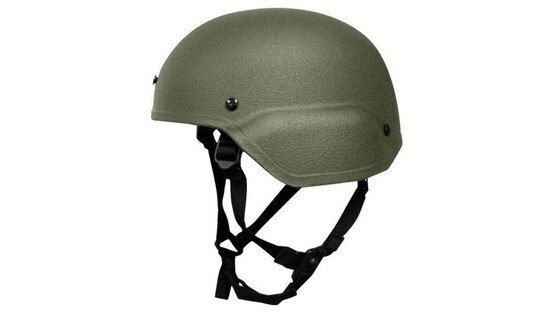 United Shield International ACH MICH Mid Cut LE Helmet in OD Green